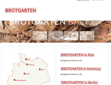 Tablet Screenshot of brotgarten.info